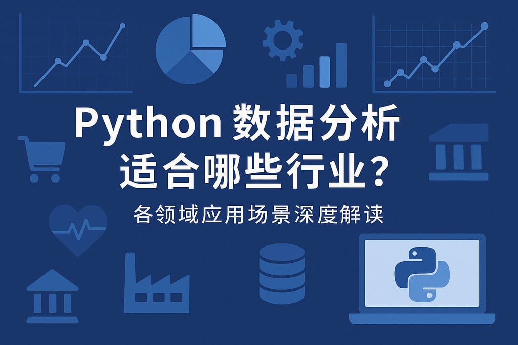 python数据分析适合哪些行业？各领域应用场景深度解读