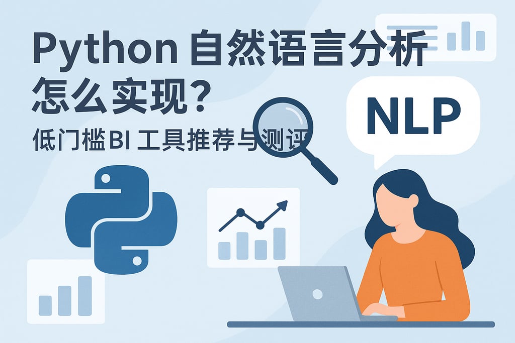 python自然语言分析怎么实现？低门槛BI工具推荐与测评