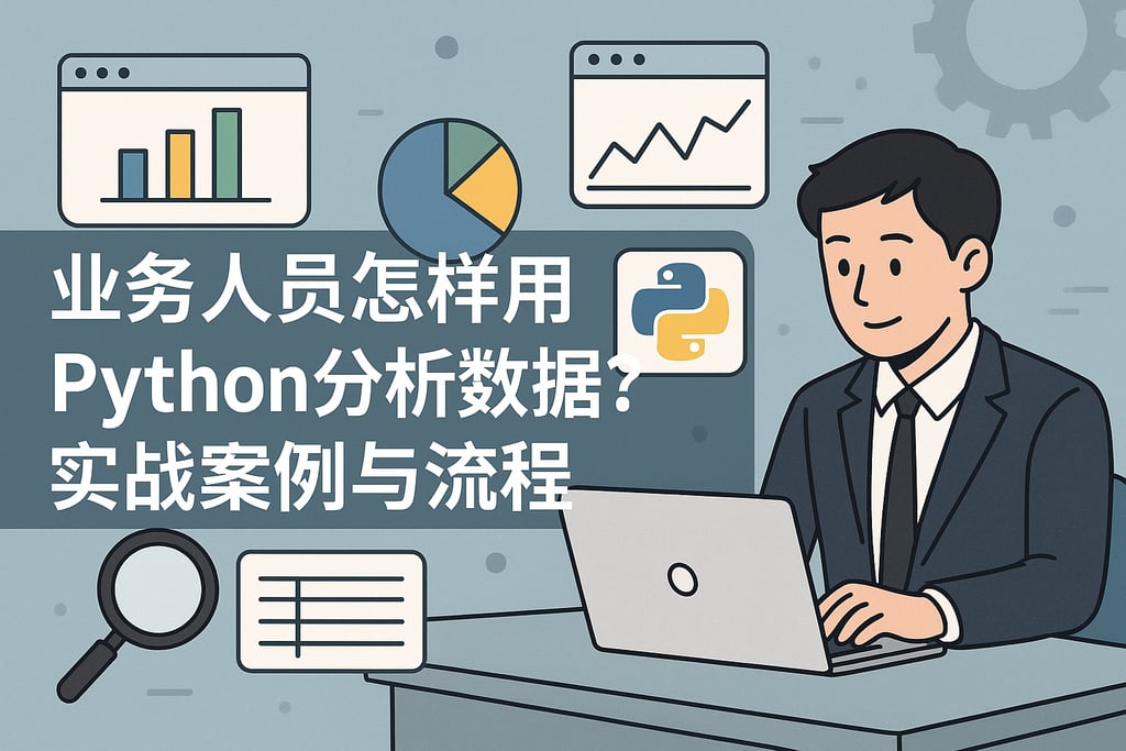 业务人员怎样用Python分析数据？实战案例与流程