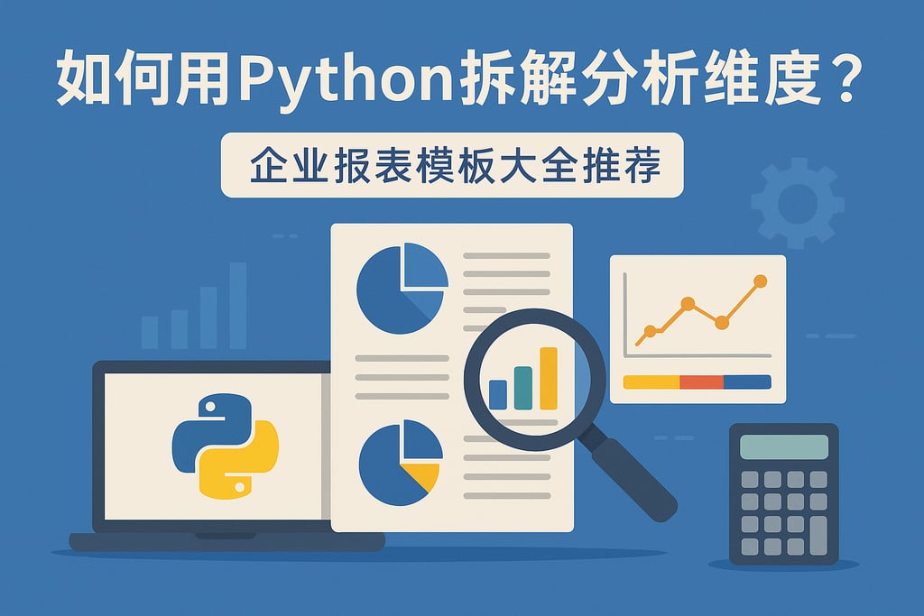 如何用Python拆解分析维度？企业报表模板大全推荐