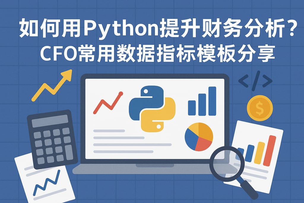 如何用Python提升财务分析？CFO常用数据指标模板分享