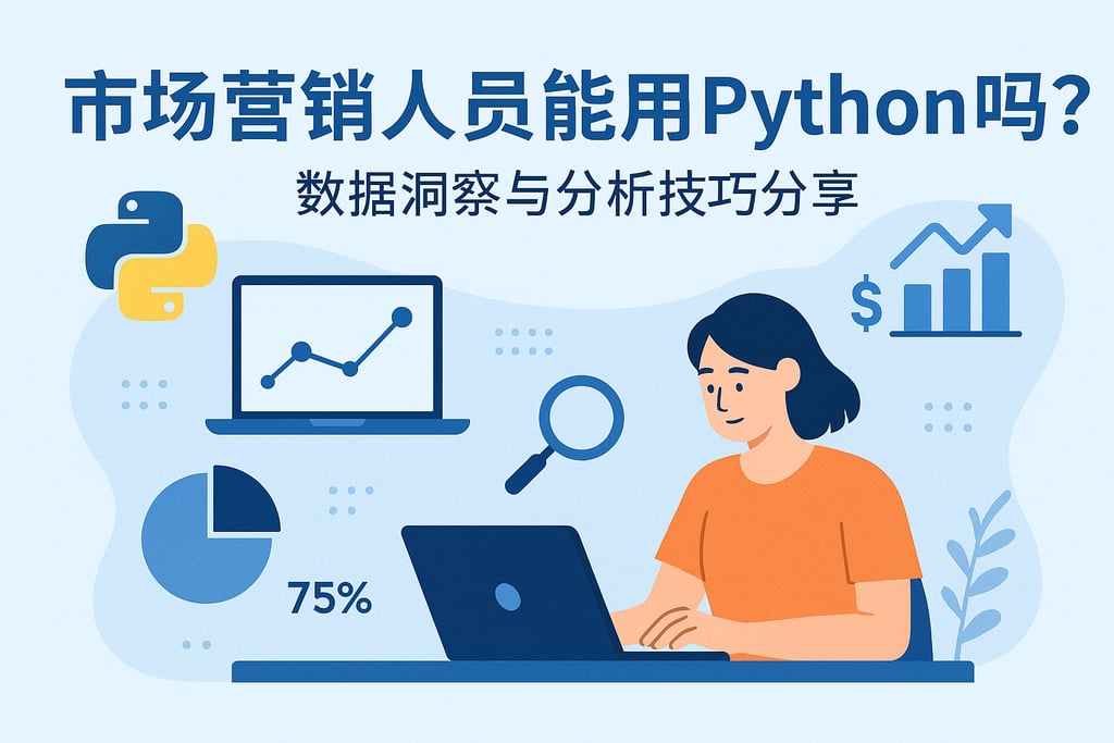 市场营销人员能用Python吗？数据洞察与分析技巧分享