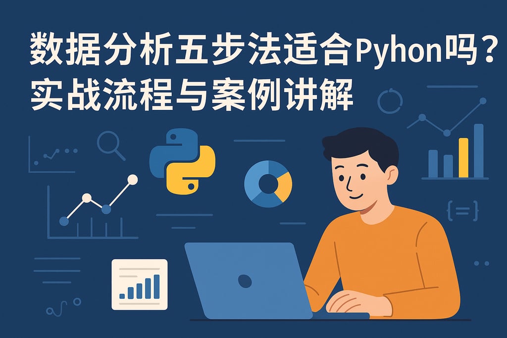 数据分析五步法适合Python吗？实战流程与案例讲解