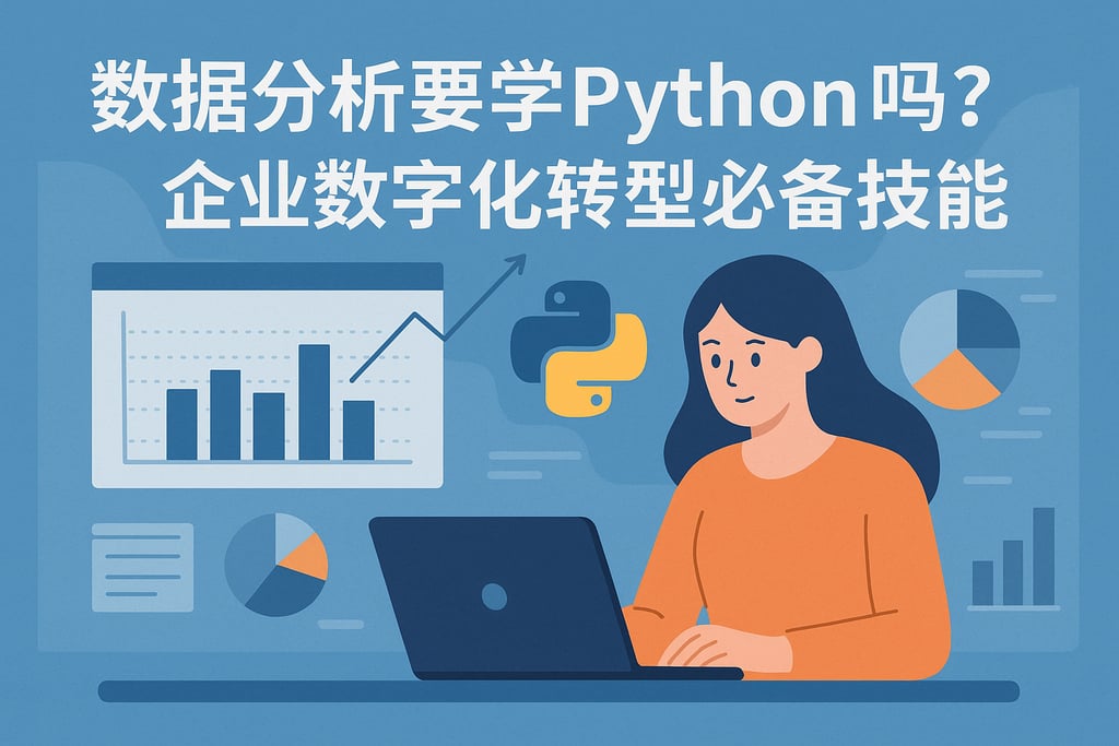 数据分析要学Python吗？企业数字化转型必备技能