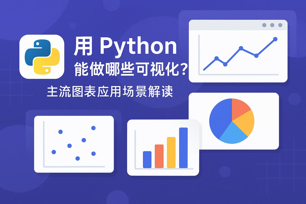 用Python能做哪些可视化？主流图表应用场景解读