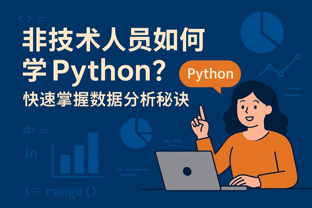 非技术人员如何学Python？快速掌握数据分析秘诀