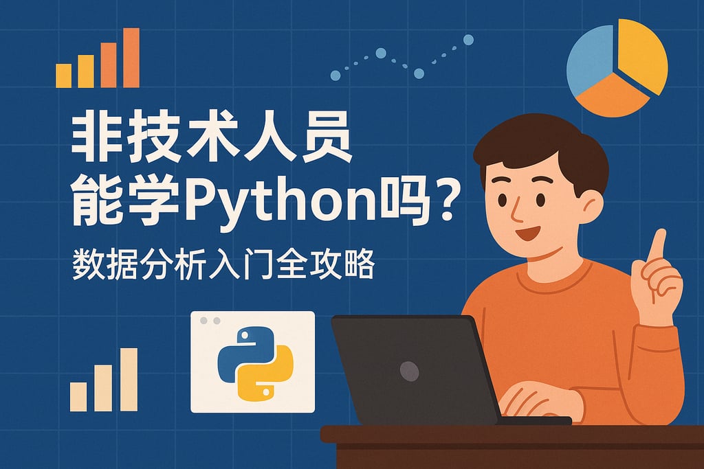 非技术人员能学Python吗？数据分析入门全攻略