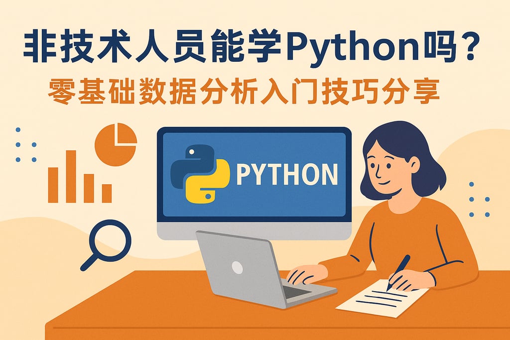 非技术人员能学Python吗？零基础数据分析入门技巧分享