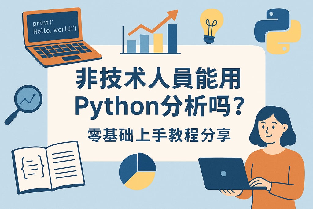 非技术人员能用Python分析吗？零基础上手教程分享