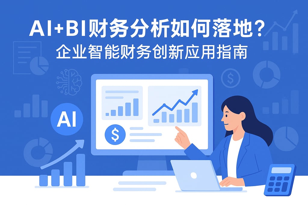 AI+BI财务分析如何落地？企业智能财务创新应用指南