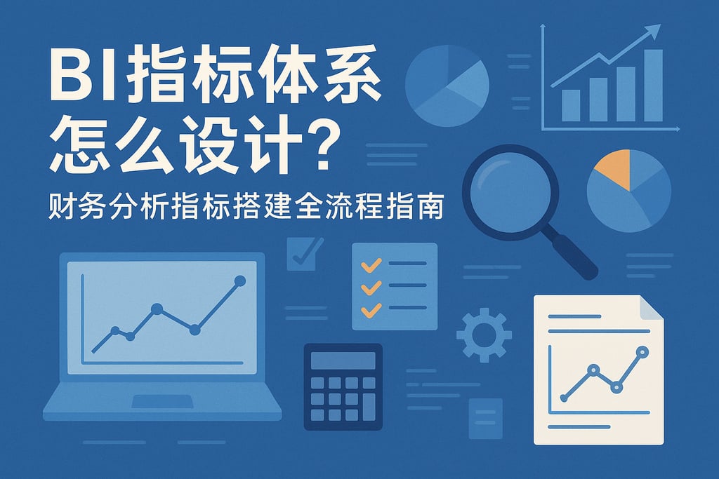 BI指标体系怎么设计？财务分析指标搭建全流程指南