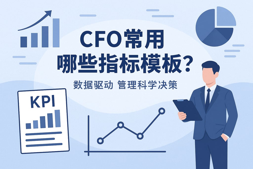 CFO常用哪些指标模板？数据驱动管理科学决策