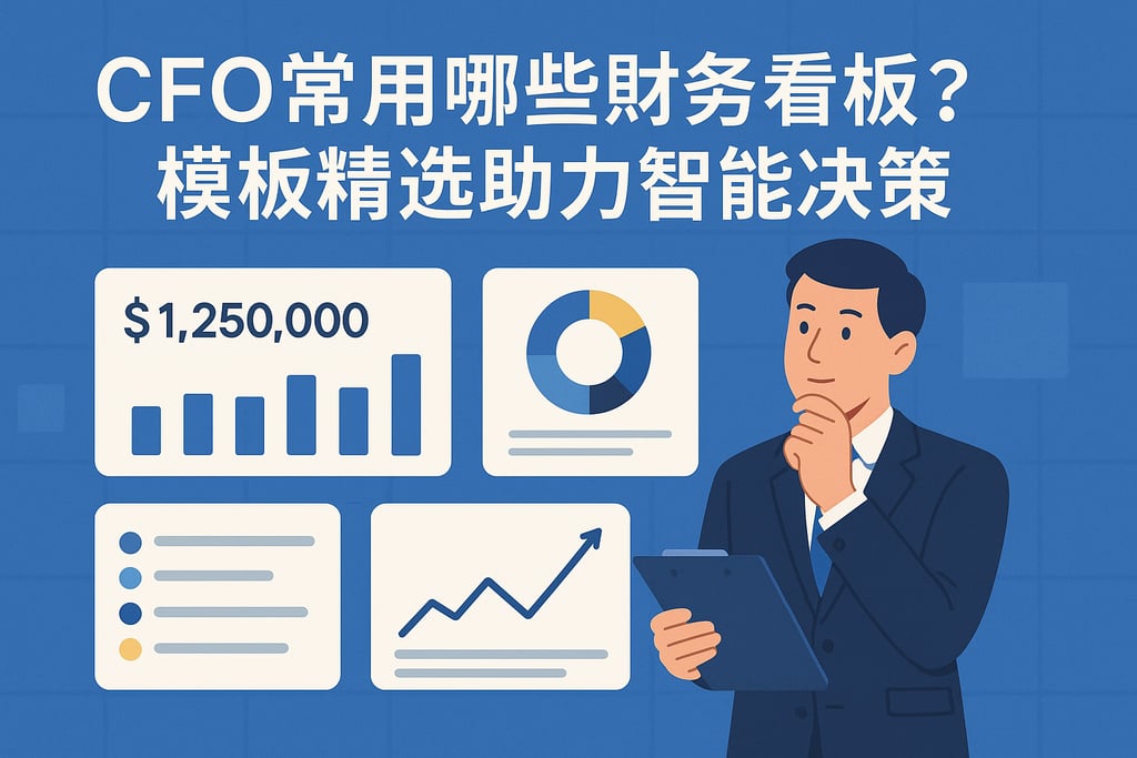 CFO常用哪些财务看板？模板精选助力智能决策