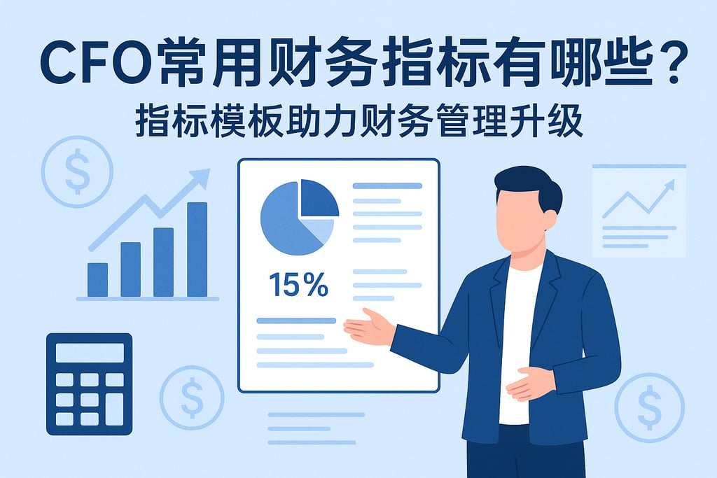CFO常用财务指标有哪些？指标模板助力财务管理升级