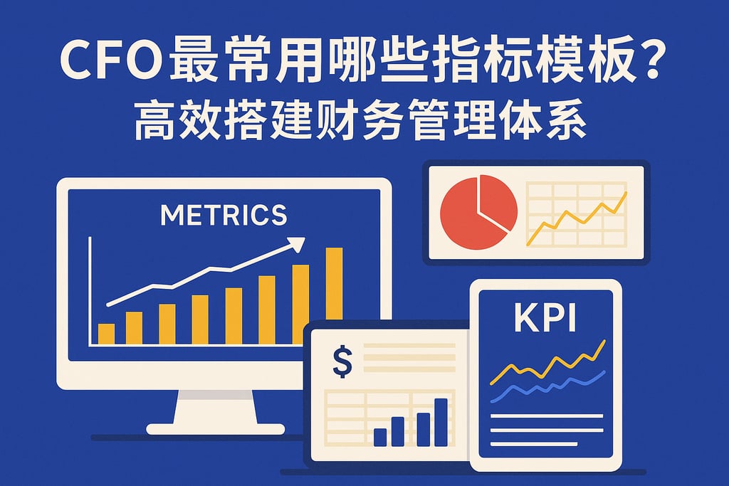 CFO最常用哪些指标模板？高效搭建财务管理体系