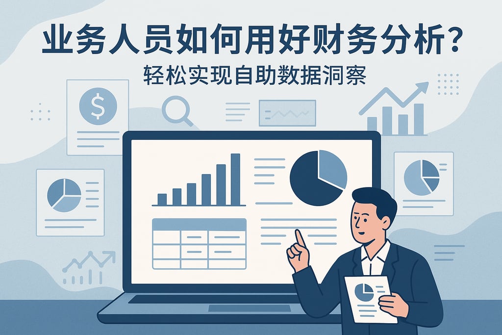 业务人员如何用好财务分析？轻松实现自助数据洞察
