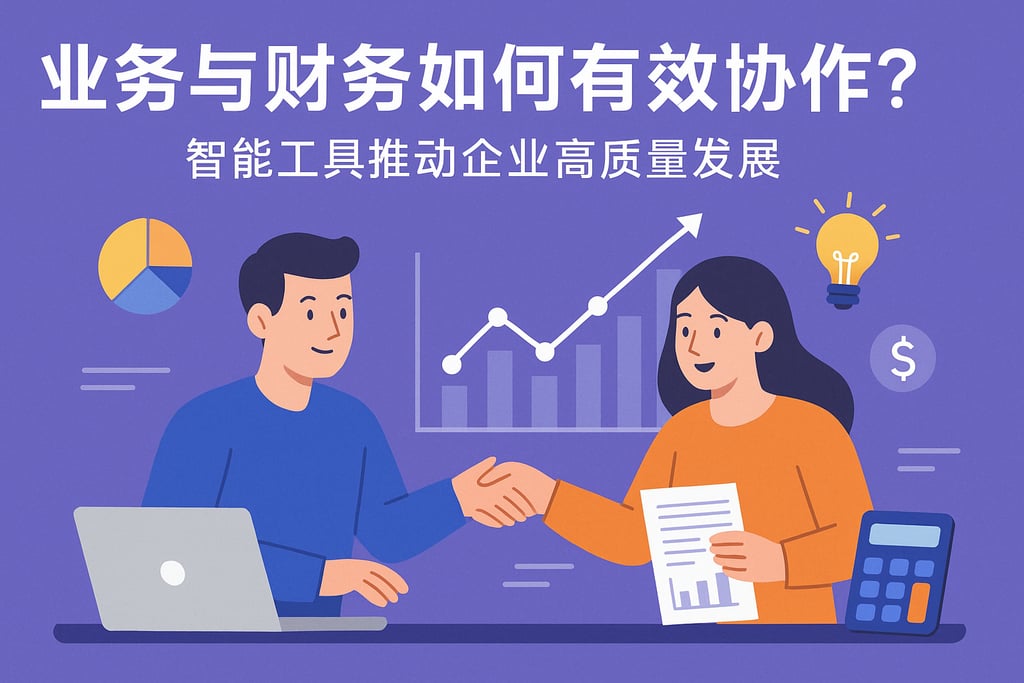 业务财务如何有效协作？智能工具推动企业高质量发展