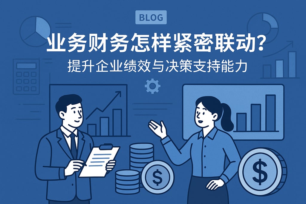 业务财务怎样紧密联动？提升企业绩效与决策支持能力
