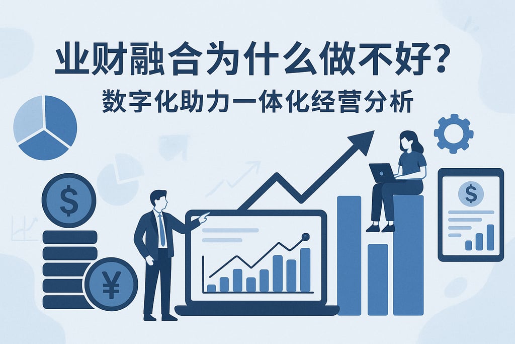 业财融合为什么做不好？数字化助力一体化经营分析