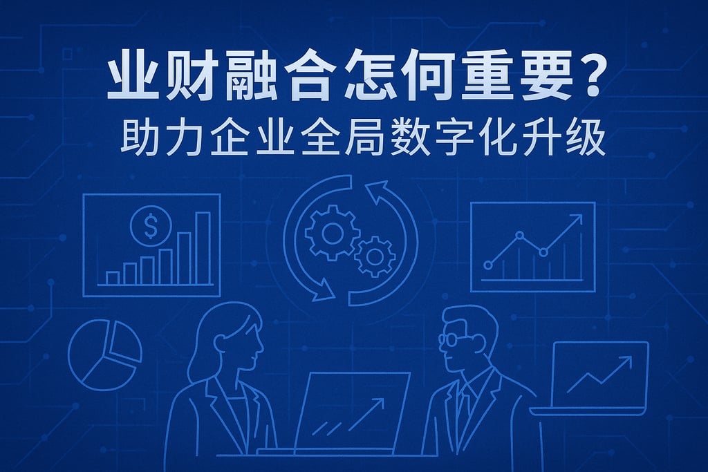 业财融合为何重要？助力企业全局数字化升级