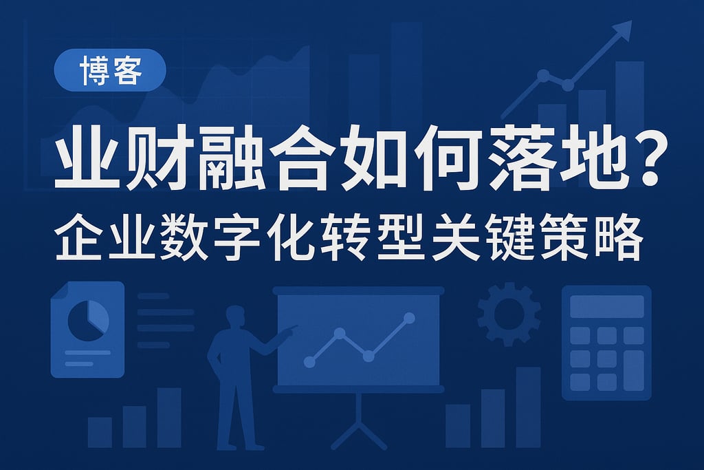 业财融合如何落地？企业数字化转型关键策略
