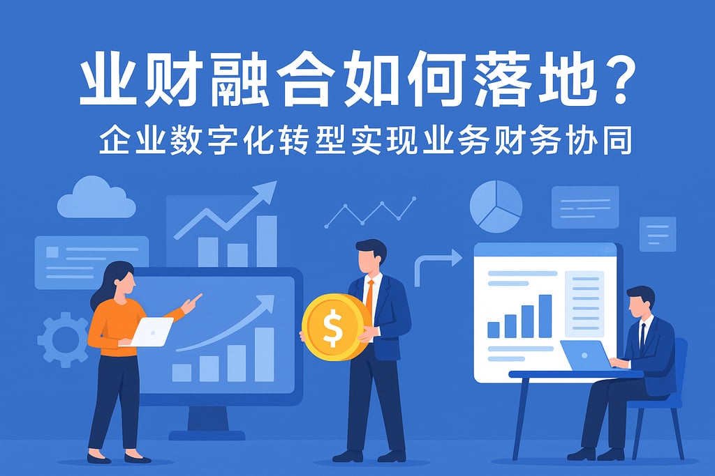 业财融合如何落地？企业数字化转型实现业务财务协同