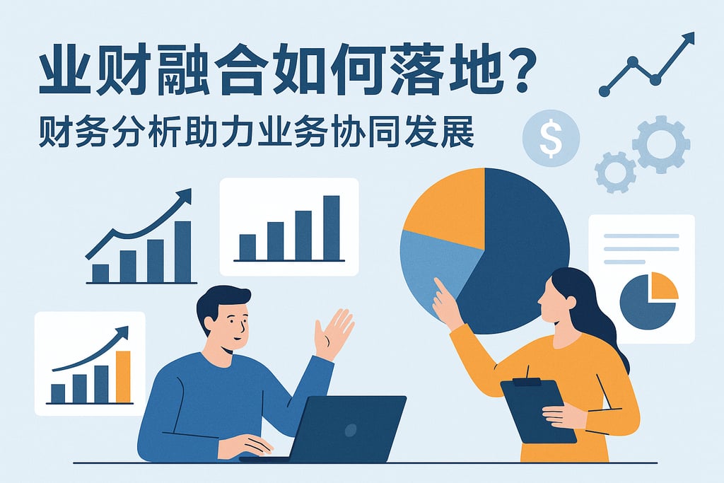 业财融合如何落地？财务分析助力业务协同发展