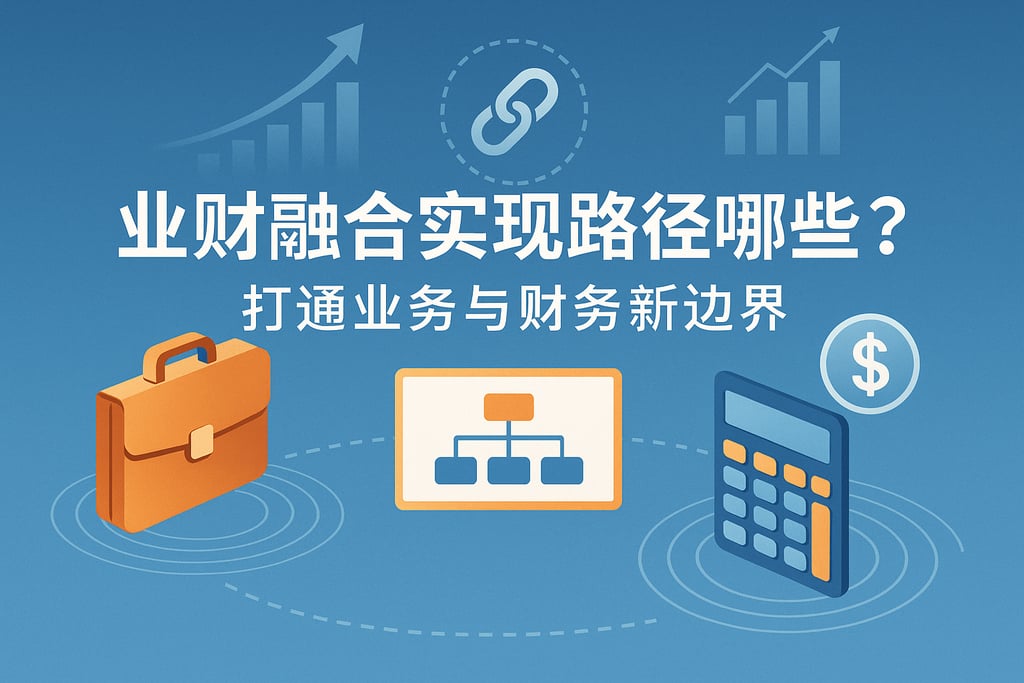 业财融合实现路径有哪些？打通业务与财务新边界