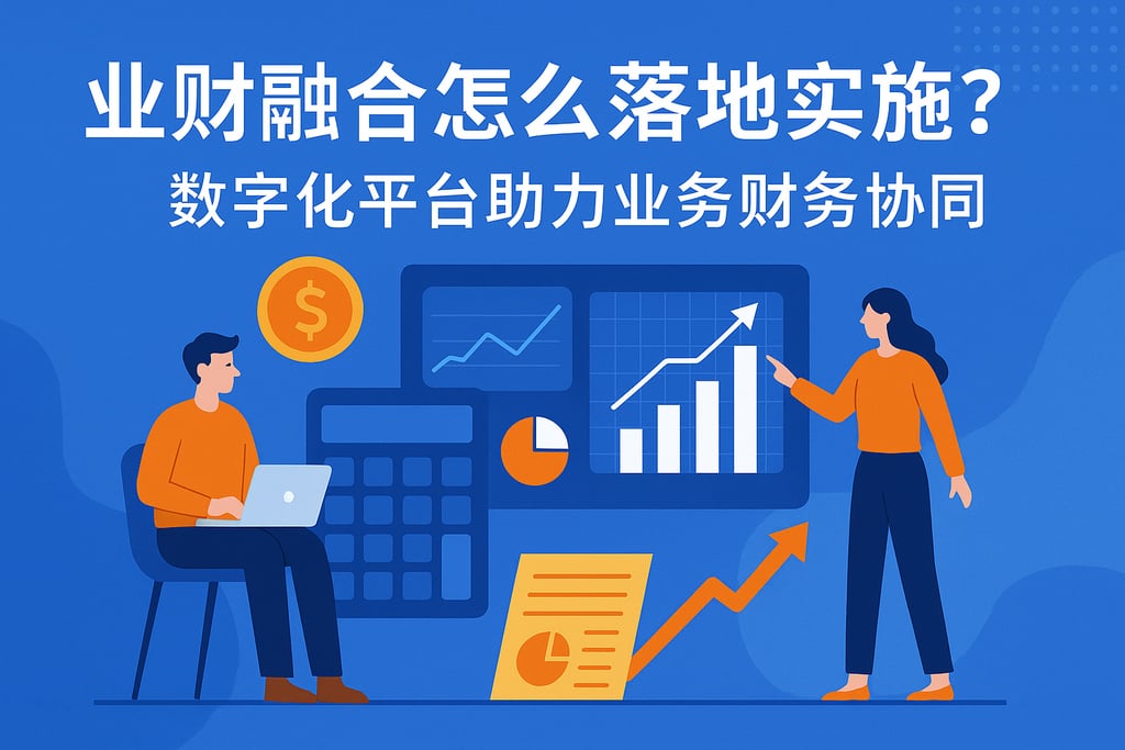 业财融合怎么落地实施？数字化平台助力业务财务协同