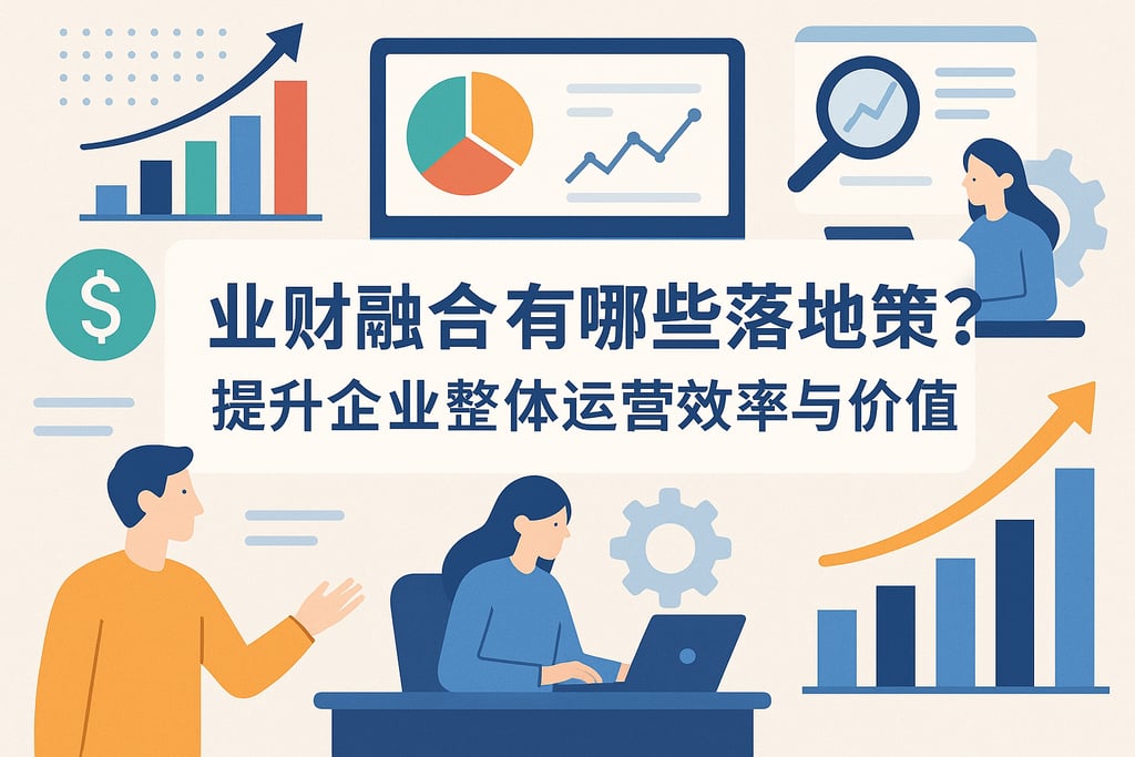 业财融合有哪些落地策略？提升企业整体运营效率与价值