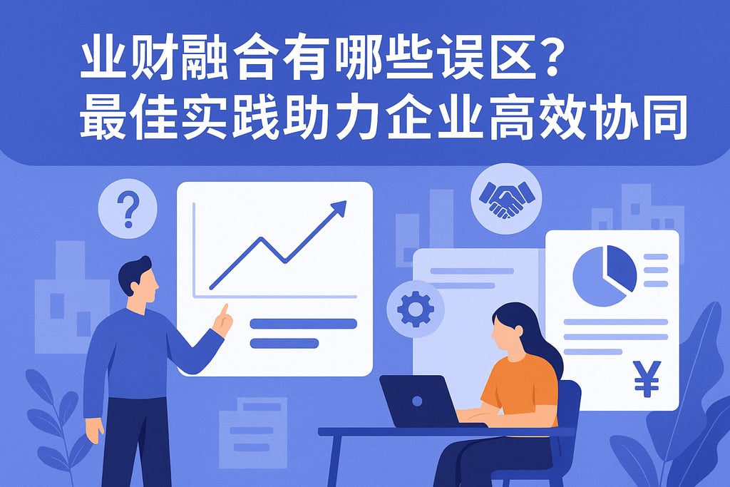 业财融合有哪些误区？最佳实践助力企业高效协同