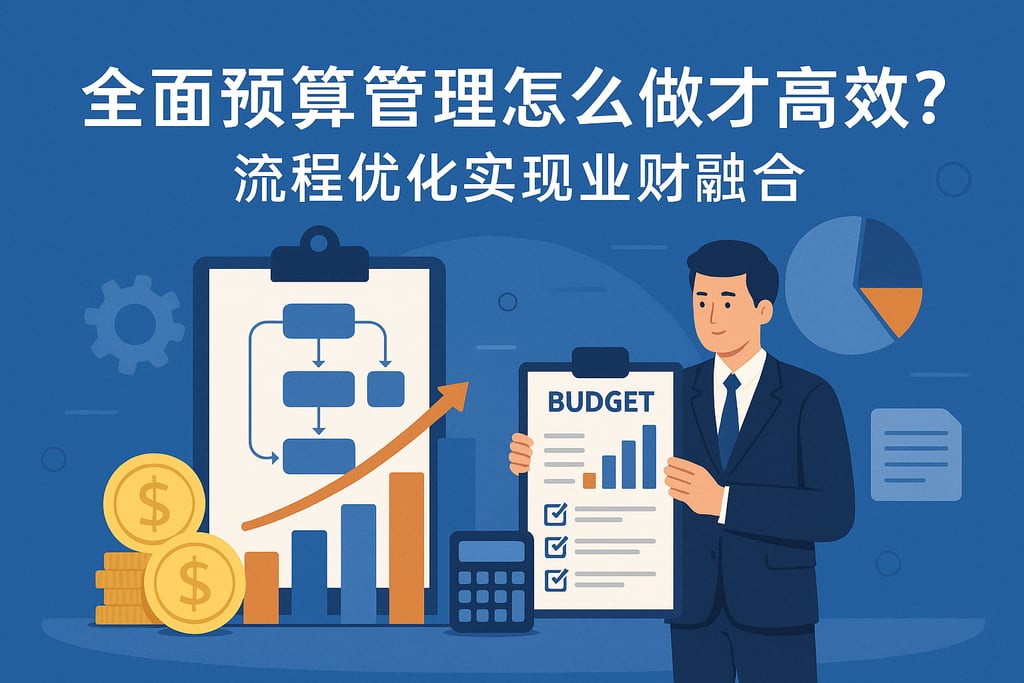 全面预算管理怎么做才高效？流程优化实现业财融合