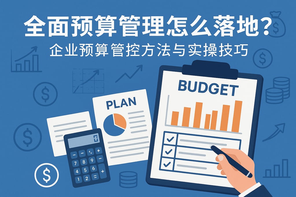 全面预算管理怎么落地？企业预算管控方法与实操技巧
