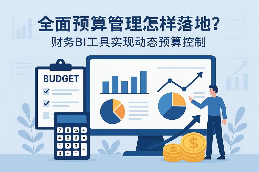 全面预算管理怎样落地？财务BI工具实现动态预算控制
