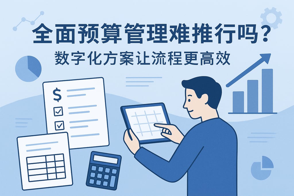 全面预算管理难推行吗？数字化方案让流程更高效