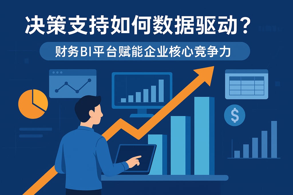 决策支持如何数据驱动？财务BI平台赋能企业核心竞争力