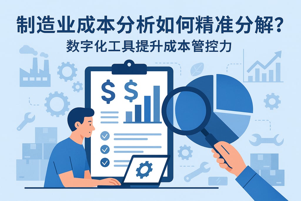制造业成本分析如何精准分解？数字化工具提升成本管控力