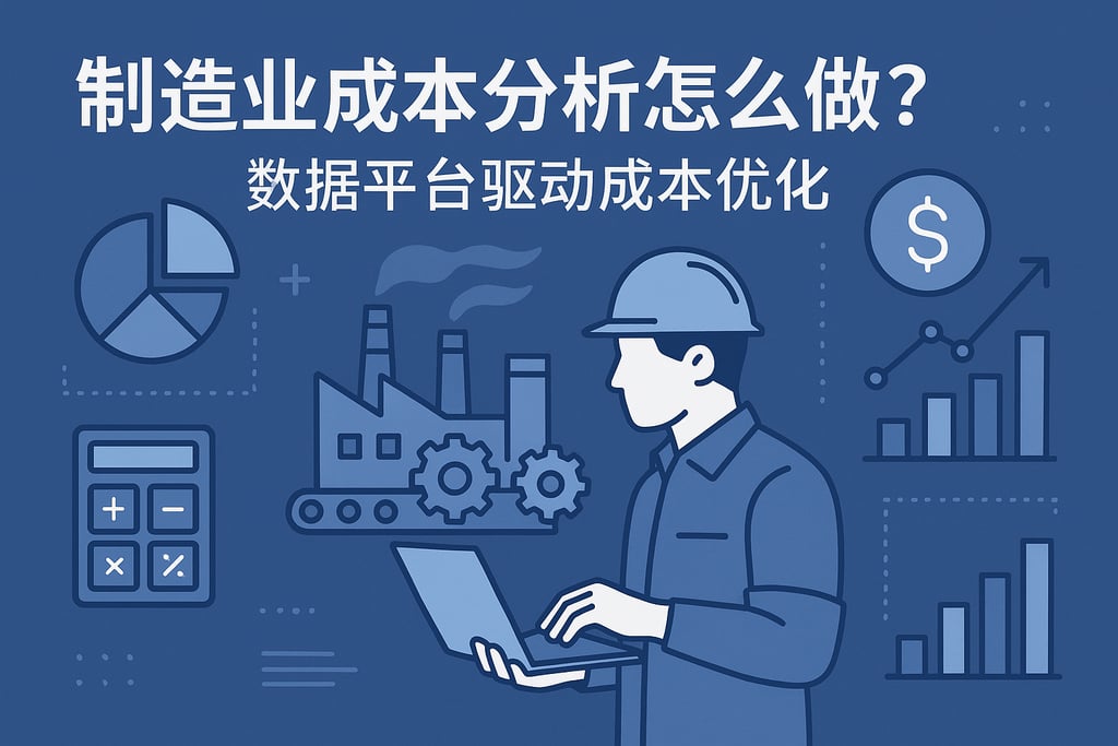 制造业成本分析怎么做？数据平台驱动成本优化