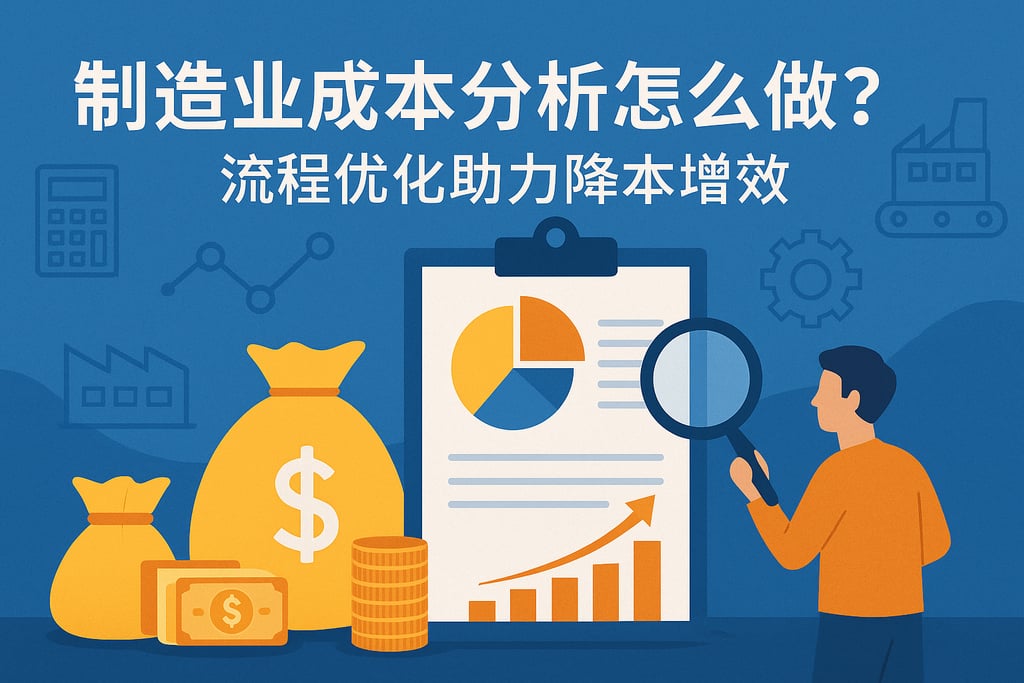 制造业成本分析怎么做？流程优化助力降本增效