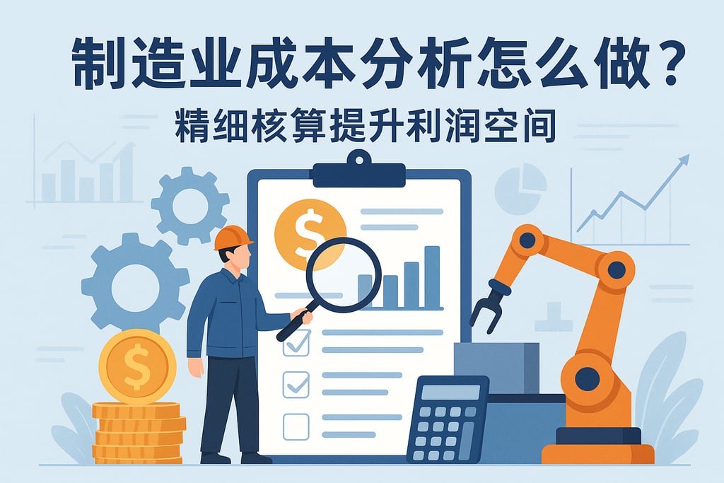 制造业成本分析怎么做？精细核算提升利润空间