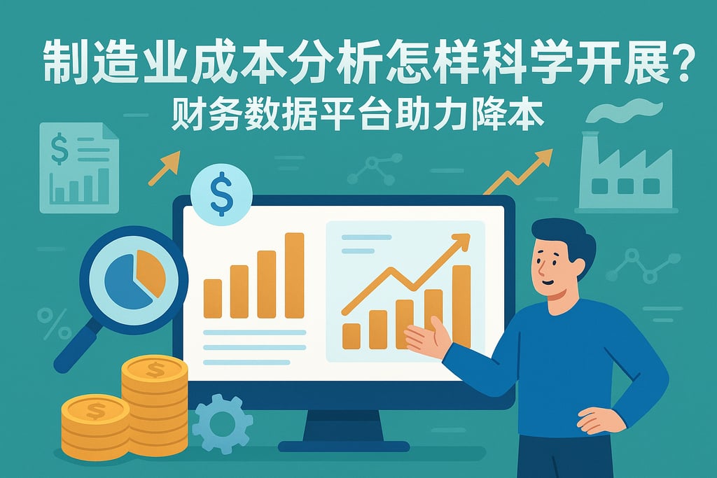 制造业成本分析怎样科学开展？财务数据平台助力降本