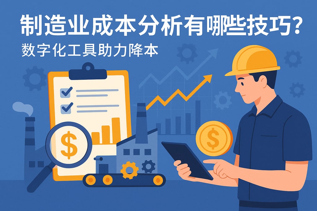 制造业成本分析有哪些技巧？数字化工具助力降本