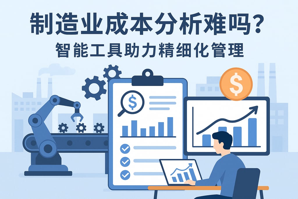 制造业成本分析难吗？智能工具助力精细化管理