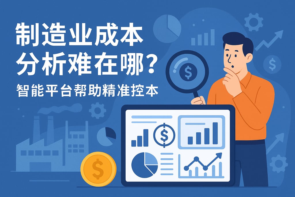 制造业成本分析难在哪？智能平台帮助精准控本