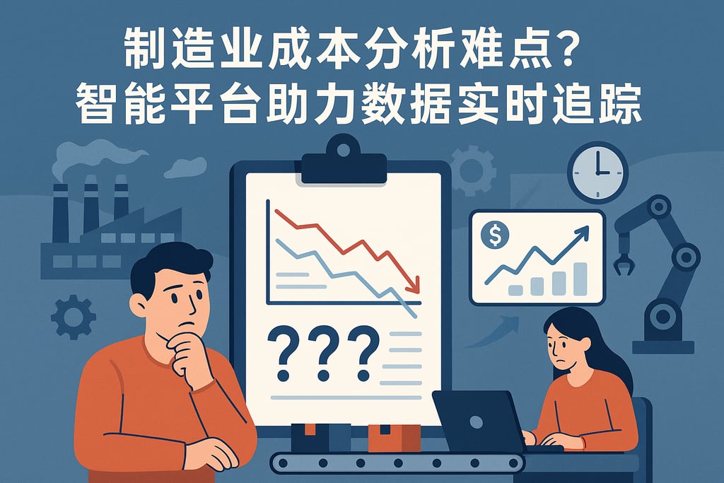 制造业成本分析难点？智能平台助力数据实时追踪