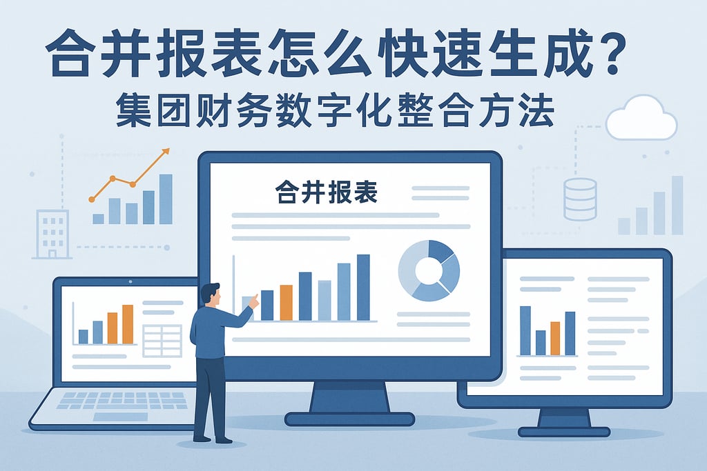 合并报表怎么快速生成？集团财务数字化整合方法