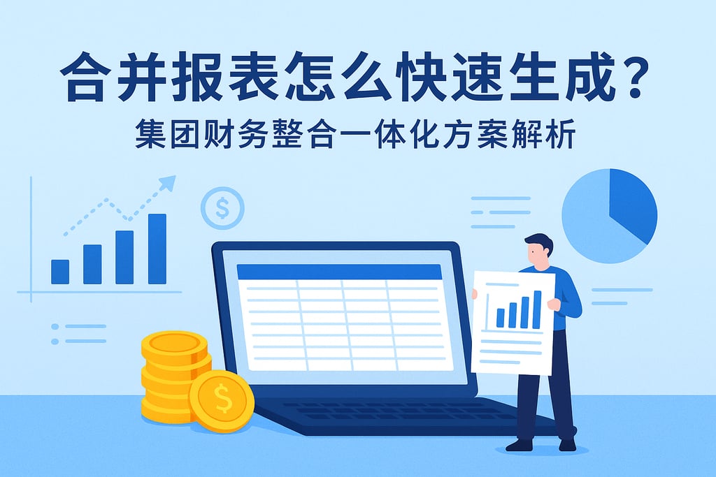 合并报表怎么快速生成？集团财务整合一体化方案解析