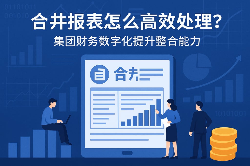 合并报表怎么高效处理？集团财务数字化提升整合能力