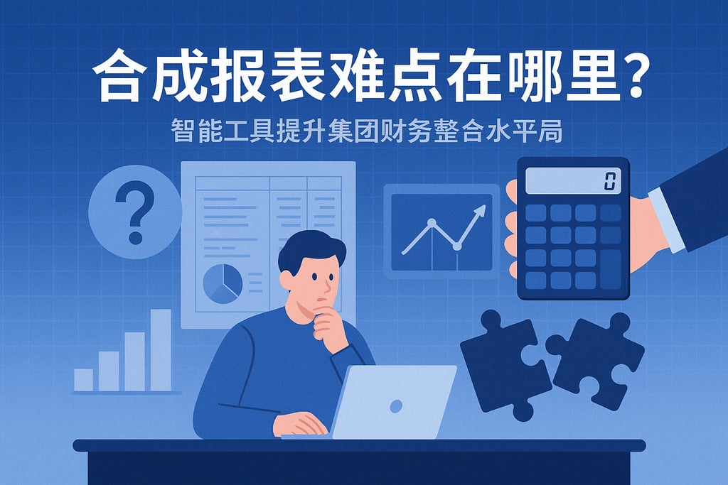 合并报表难点在哪里？智能工具提升集团财务整合水平
