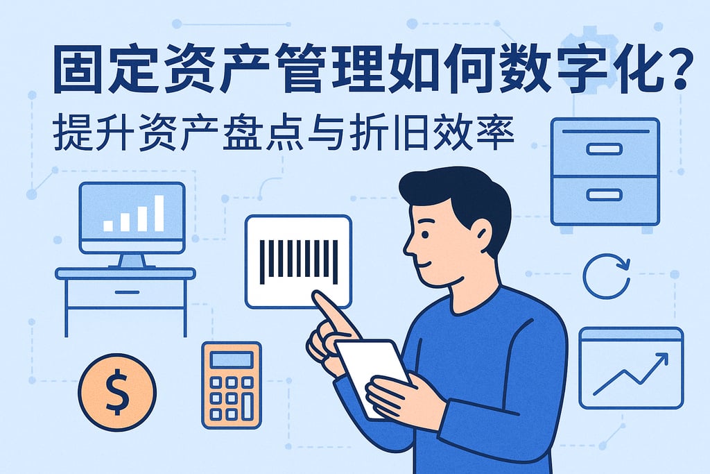 固定资产管理如何数字化？提升资产盘点与折旧效率